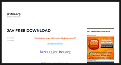 Desktop Screenshot of javfile.org