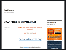 Tablet Screenshot of javfile.org